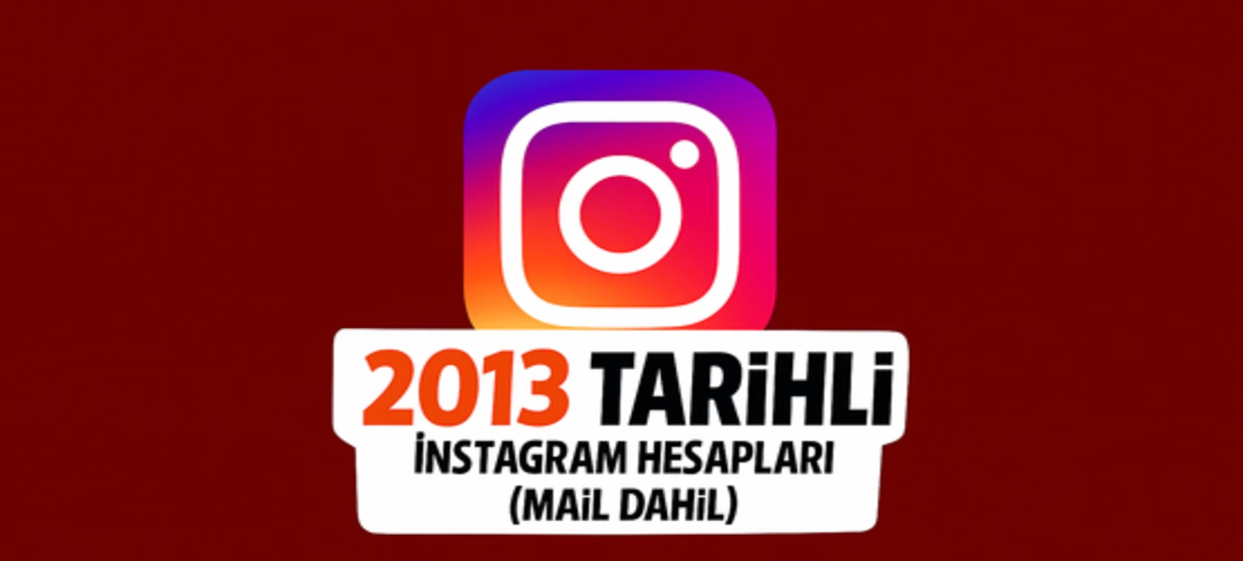 ⭐2013 TARİHLİ BOŞ İNSTAGRAM HESAPLARI⭐