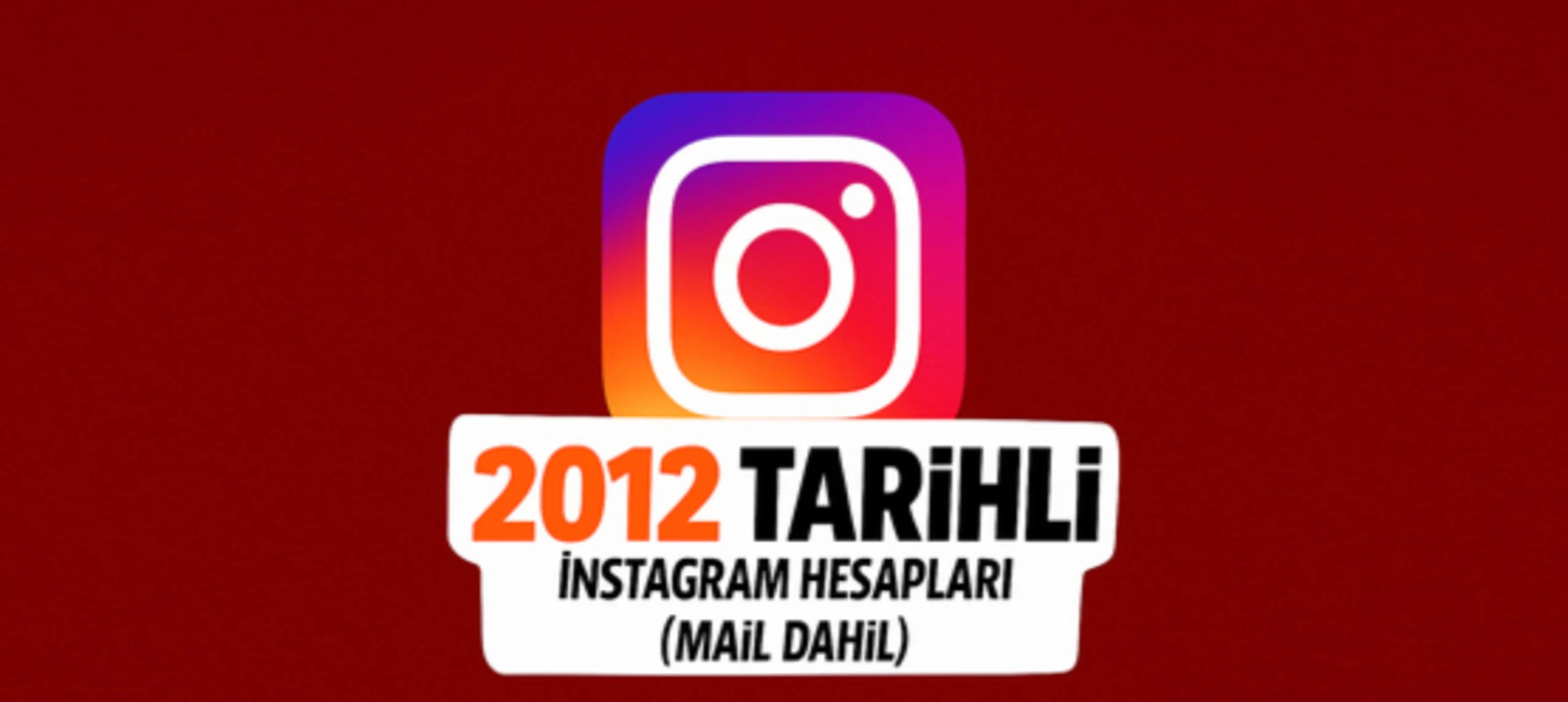 ⭐2012 TARİHLİ BOŞ İNSTAGRAM HESAPLARI⭐