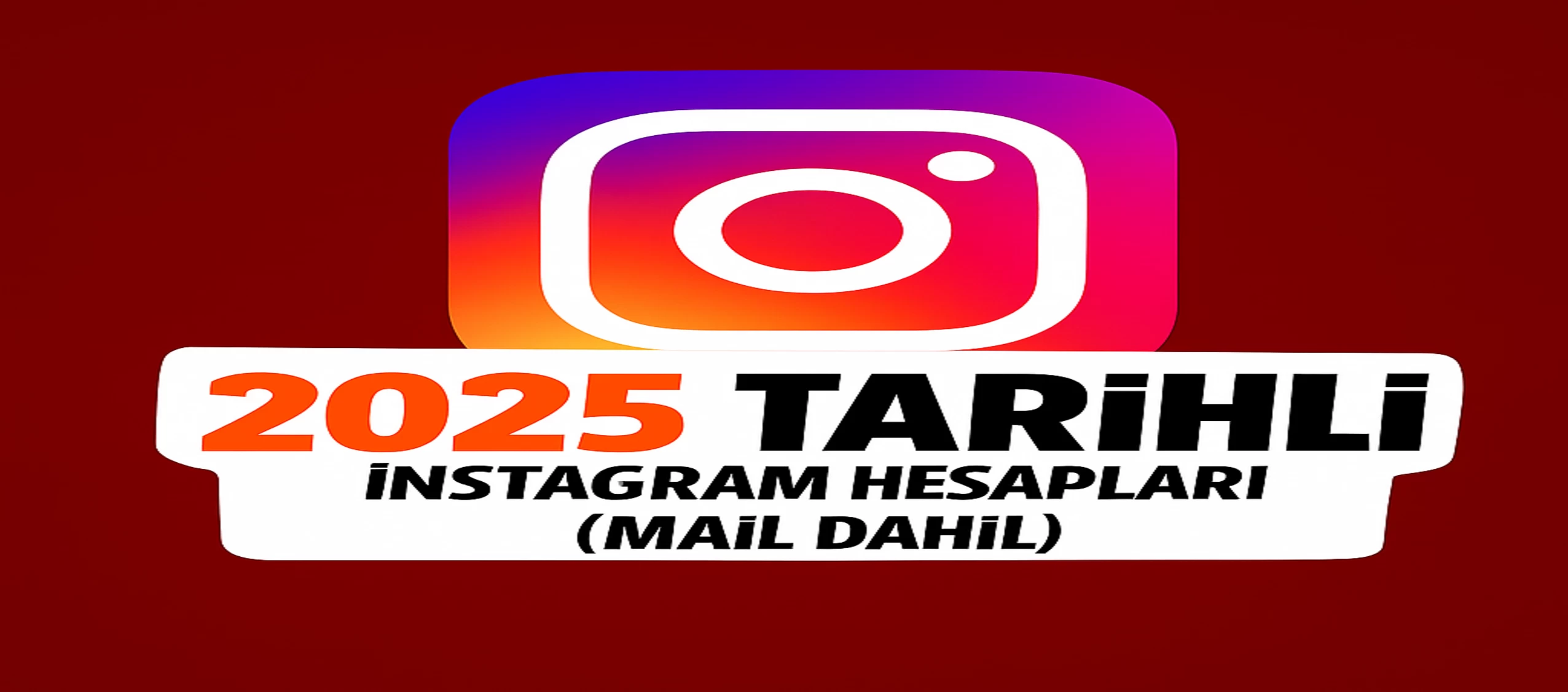 ⭐2025 TARİHLİ BOŞ İNSTAGRAM HESAPLARI⭐